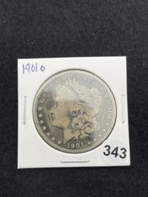 1901 O Morgan Silver Dollar Coin