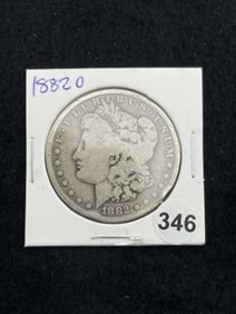 1882 O Morgan Silver Dollar Coin