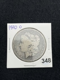 1890 O Morgan Silver Dollar Coin