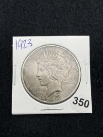 1923 Peace Silver Dollar Coin