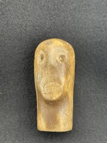 Human Effigy Stone Pipe Indian Artifact Arrowhead