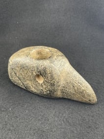 Bird Effigy Stone Pipe Indian Artifact Arrowhead