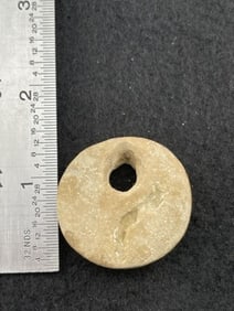 Engraved Bead Indian Artifact Arrowhead