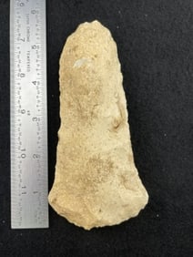 Chipped Celt Indian Artifact Arrowhead