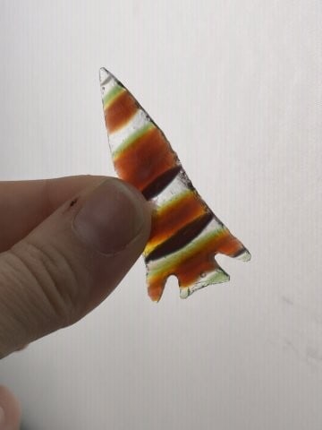 Colorful Gem Quality Arrow Point Indian Artifact Arrowhead (1 of 4)