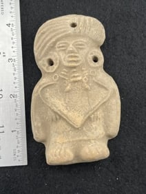 Pottery Human Effigy Indian Artifact Arrowhead