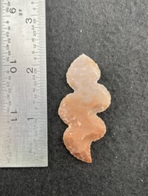 Flint Snake Effigy Indian Artifact Arrowhead