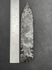 Obsidian Spear Head Indian Artifact Arrowhead
