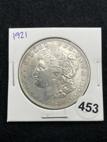 1921 Morgan Silver Dollar Coin