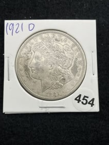 1921 D Morgan Silver Dollar Coin