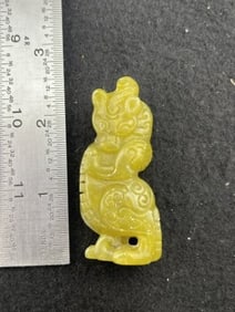 Chinese Jade Hongshan Figurine