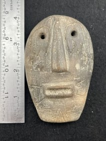 Pottery Face Effigy Indian Artifact Arrowhead