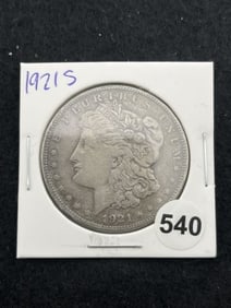 1921 S Morgan Silver Dollar Coin