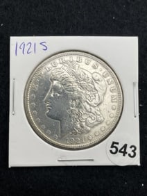 1921 S Morgan Silver Dollar Coin