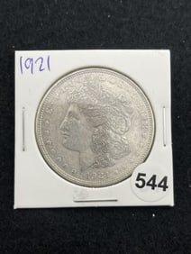1921 Morgan Silver Dollar Coin