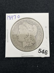 1897 O Morgan Silver Dollar Coin