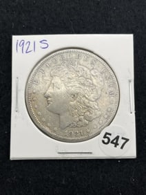 1921 S Morgan Silver Dollar Coin