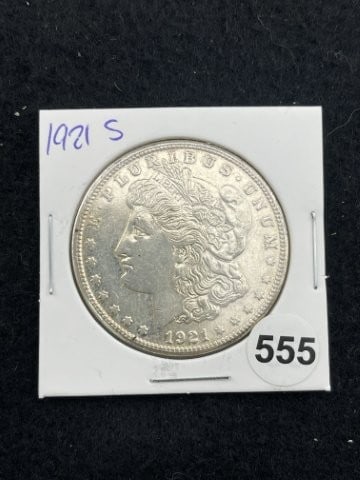 1921 S Morgan Silver Dollar Coin: KEY WORDS: INDIAN ARTIFACT ARTIFACTS ARROWHEAD ARROWHEADS NATIVE AMERICAN MISSISSIPPIAN QUAPAW CADDO POTTERY COINS MORGAN DOLLAR PEACE DOLLAR SILVER COINS. All coins have been Sigma tested for authent