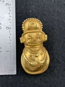 Tumbaga Tairona Gold Figurine UNKNOWN MATERIAL