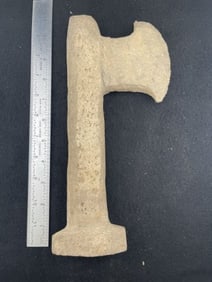 11" Monolithic Axe Indian Artifact Arrowhead