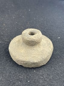 Pottery Spool Indian Artifact Arrowhead