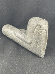 Face Effigy Pipe Indian Artifact Arrowhead