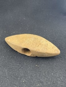 Bannerstone from Illinois Indian Artifact Arrowhead