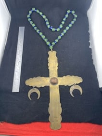 Huge Hudson Bay Montreal Cross Pendant
