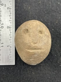 Stone Human Effigy Indian Artifact Arrowhead