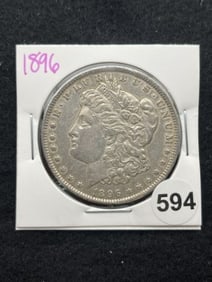 1896 Morgan Silver Dollar Coin