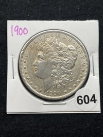 1900 Morgan Silver Dollar Coin