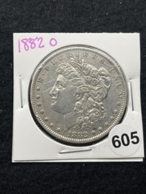 1882 O Morgan Silver Dollar Coin