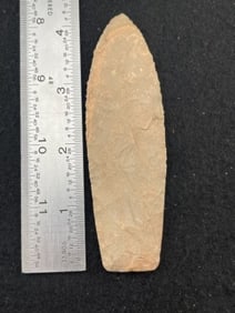 Agate Basin Indian Artifact Arrowhead
