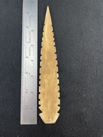 Bone Spear Indian Artifact Arrowhead