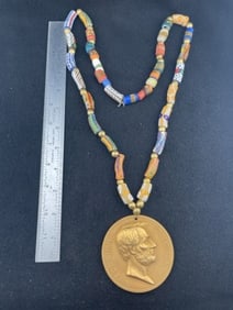 Abraham Lincoln Peace Medal Necklace