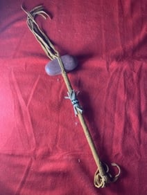 Catlinite War Club Indian Artifact Arrowhead