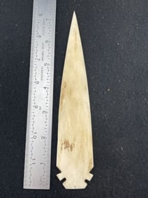 Bone Spear Indian Artifact Arrowhead