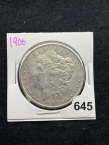 1900 Morgan Silver Dollar Coin