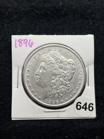 1896 Morgan Silver Dollar Coin