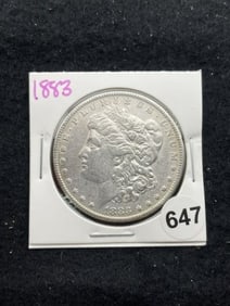 1883 Morgan Silver Dollar Coin