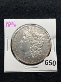 1896 Morgan Silver Dollar Coin