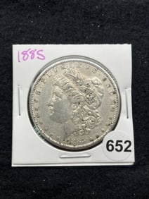 1885 Morgan Silver Dollar Coin