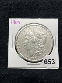 1900 Morgan Silver Dollar Coin