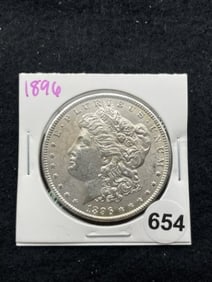 1896 Morgan Silver Dollar Coin