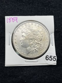 1889 Morgan Silver Dollar Coin