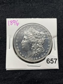 1896 Morgan Silver Dollar Coin