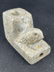 Bird Effigy Stone Pipe Indian Artifact Arrowhead