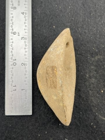 Boatstone Indian Artifact Arrowhead: KEY WORDS: INDIAN ARTIFACT ARTIFACTS ARROWHEAD ARROWHEADS NATIVE AMERICAN MISSISSIPPIAN QUAPAW CADDO POTTERY COINS MORGAN DOLLAR PEACE DOLLAR SILVER COINS. All coins have been Sigma tested for authent