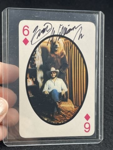 Hank Williams Jr. Hand Signed Authentic Autograph (1 of 2)