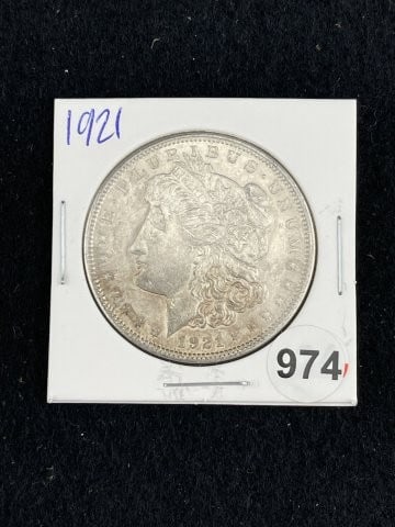 1921 Morgan Silver Dollar Coin (1 of 2)